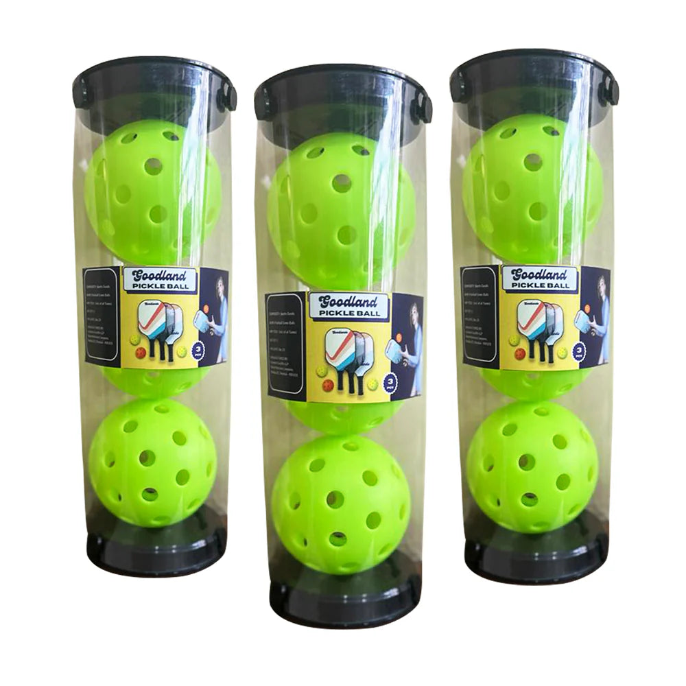 Outdoor/Indoor 3 Ball Pickleball Set
