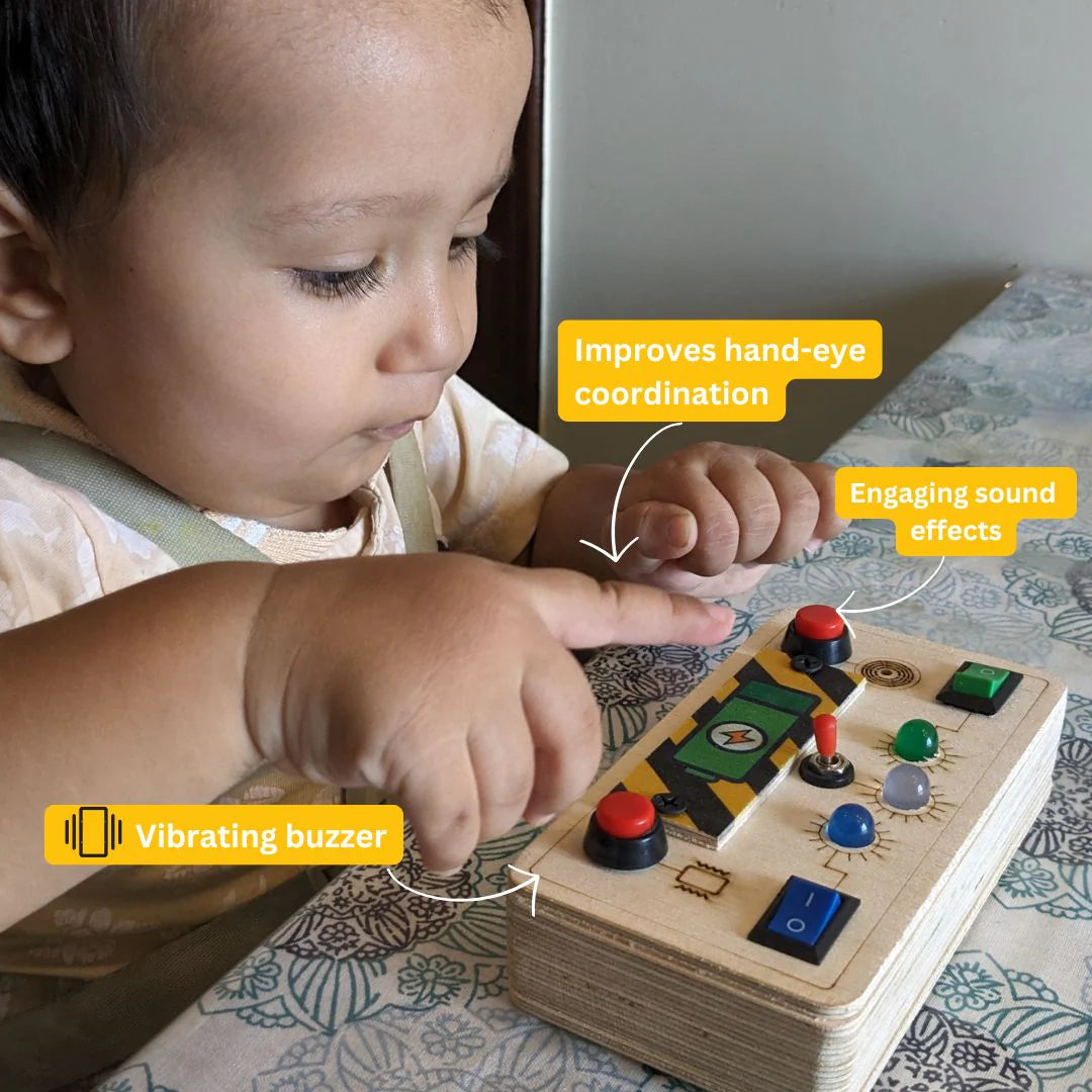 Buzz Lite Montessori Activity Board - Version 5
