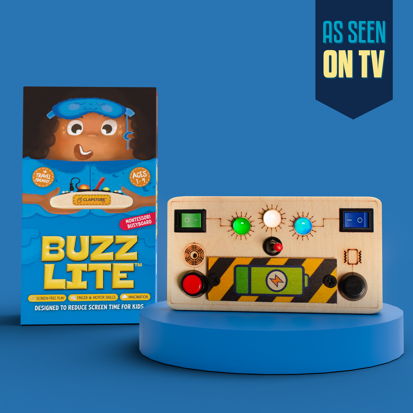 Buzz Lite Montessori Activity Board - Version 5