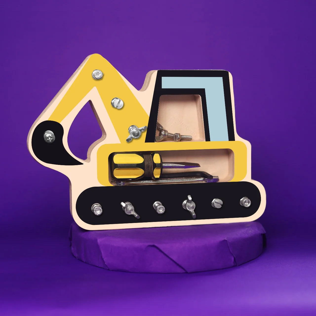 Montessori-Inspired Multi-Functional Car Activity Board
