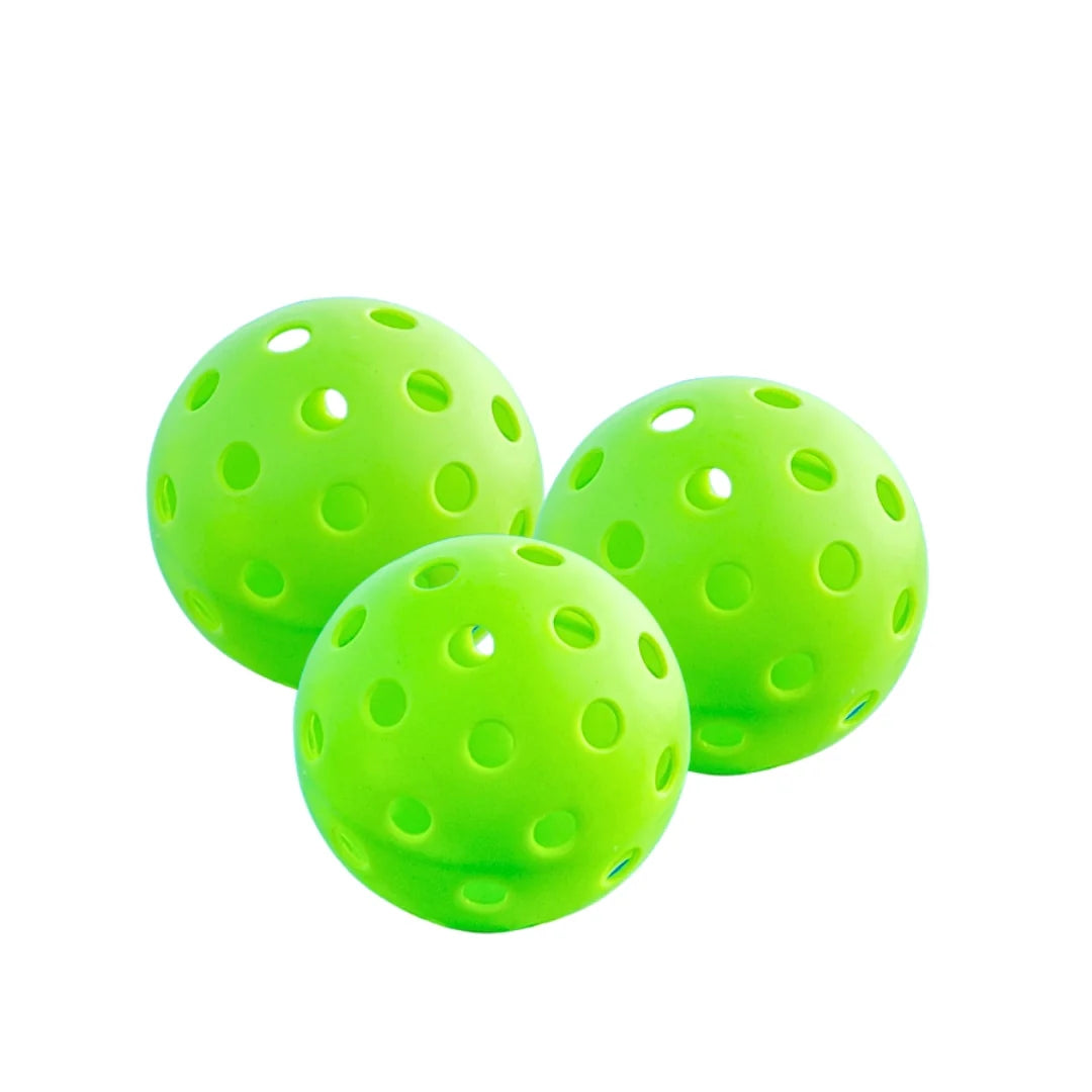 Outdoor/Indoor 3 Ball Pickleball Set