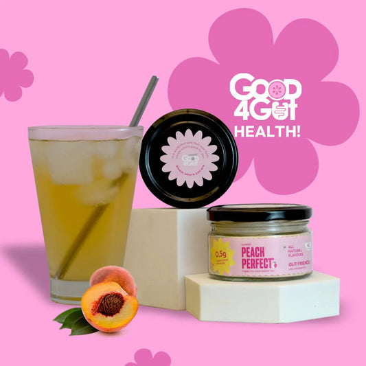 Perfect Peach Prebiotic Iced Green Tea