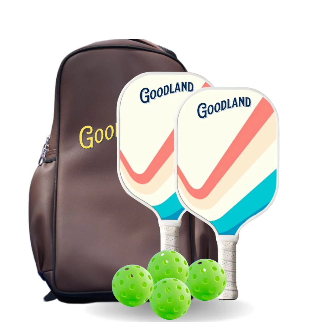 Pickleball Paddle Set: Fiberglass Paddles