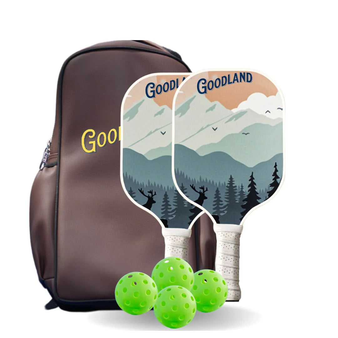 Pickleball Paddle Set: Fiberglass Paddles