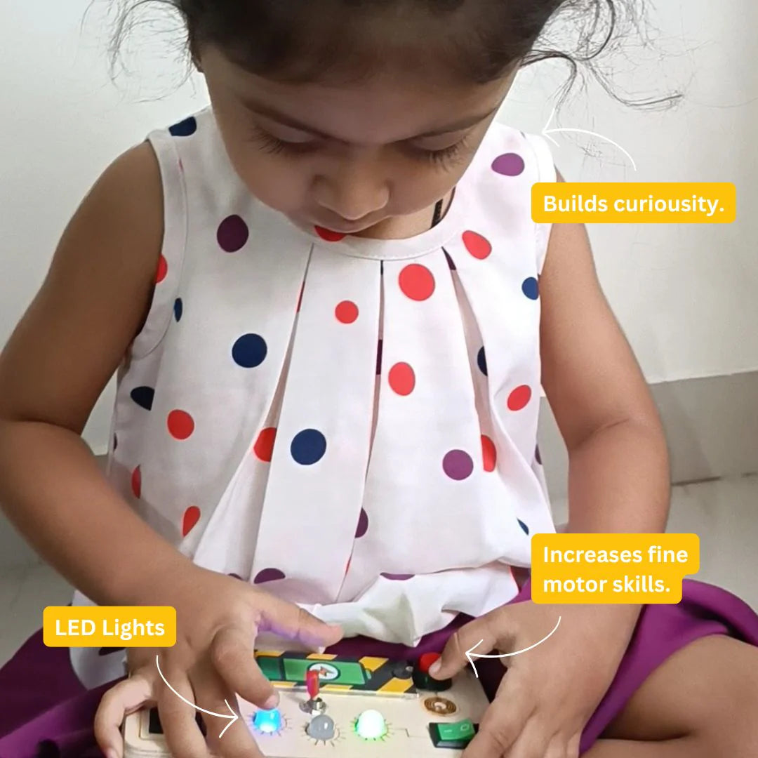 Buzz Lite Montessori Activity Board - Version 5